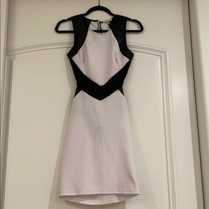 Black and white Charlotte Russe cocktail dress